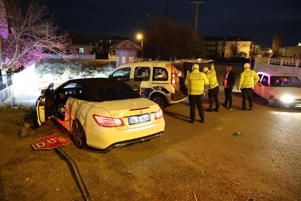 Polisin alkollü sürücüyle imtihanı: Sayın valime gittiğim zaman... 1